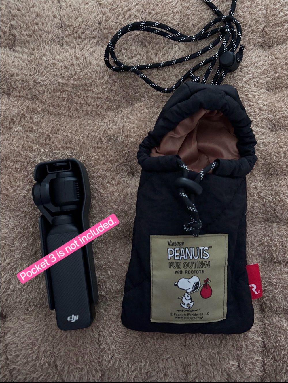 Snoopy crossbody bag, fits for Osmo Pocket 3